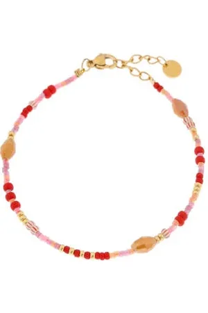 Label Kiki Gold plated armband Sangria