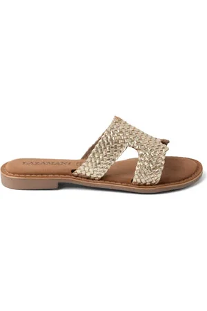 Lazamani Leren slippers