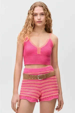 MANGO Cropped top gebreid