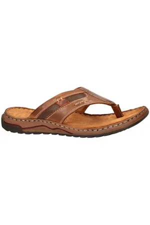 Nelson Leren teenslippers