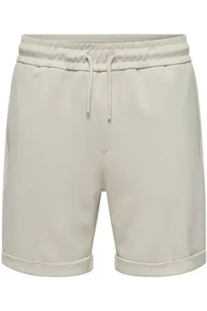 Only & Sons Regular casual short grijs