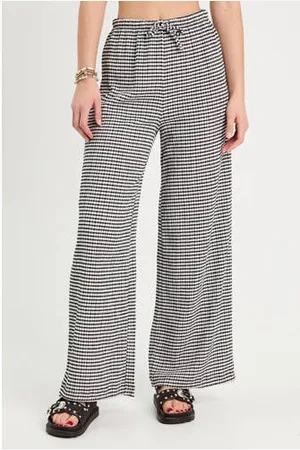 Cache Cache Wide leg regular waist broek zwart