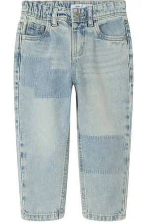 NAME IT MINI tapered jeans light blue denim