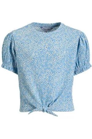 Anytime Crinkle top met bloemenprint
