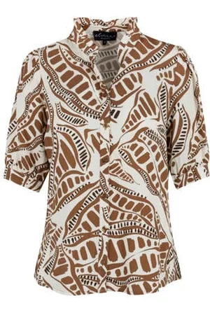 Elvira Blouse lichtbruin