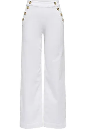 ONLY Wide leg high waist casual broek