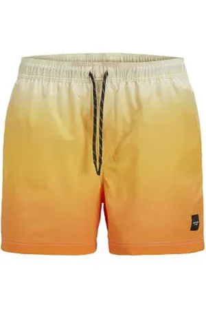 JACK & JONES JUNIOR zwemshort geel/ecru