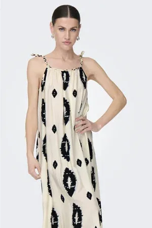 ONLY Maxi jurk ecru