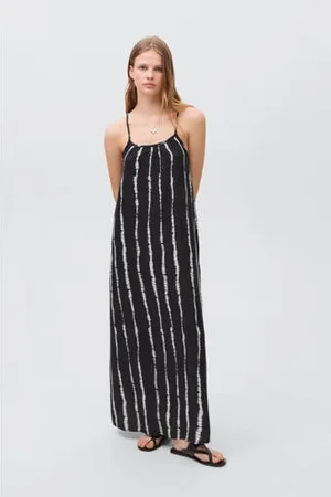 MANGO Maxi jurk zwart