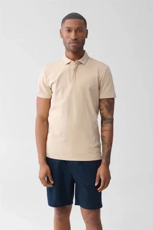 SHOEBY Regular polo zand