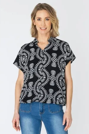ES&SY Blouse zwart
