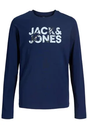 JACK & JONES JUNIOR longsleeve donkerblauw