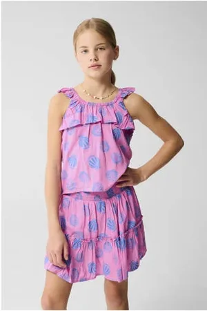 SHOEBY Mouwloze top roze