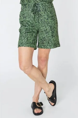 ES&SY Travelstof wide leg high waist casual short