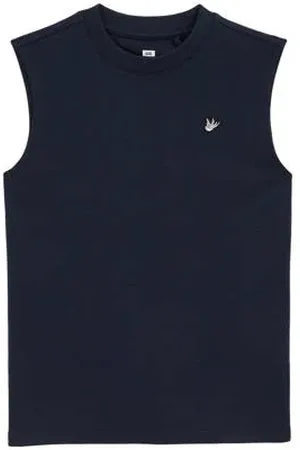 WE Fashion Singlet donkerblauw