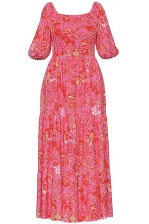 Y.A.S Maxi jurk roze