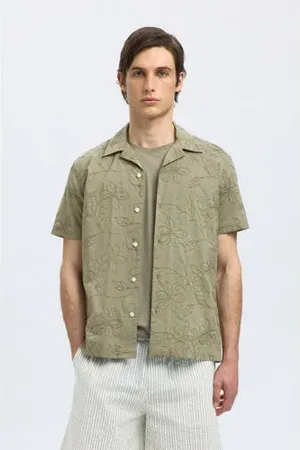 SELECTED Casual overhemd groen