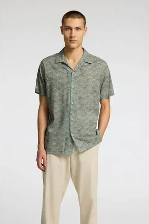 SELECTED Casual overhemd groen