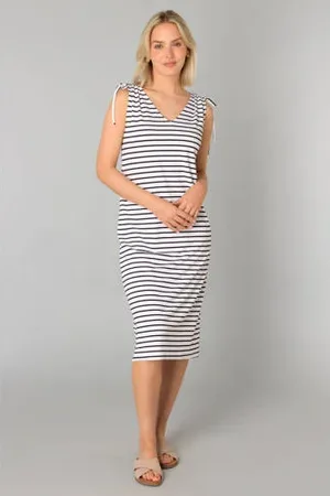Yest Jersey midi jurk zwart