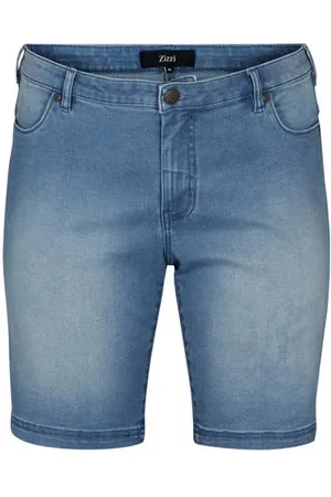 Zizzi Denim slim regular waist short