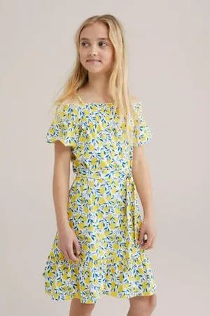 WE Fashion Zomerjurk geel