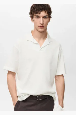 MANGO Relaxed polo gebreid