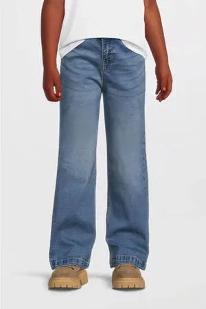 Anytime Wide leg jeans mid blue