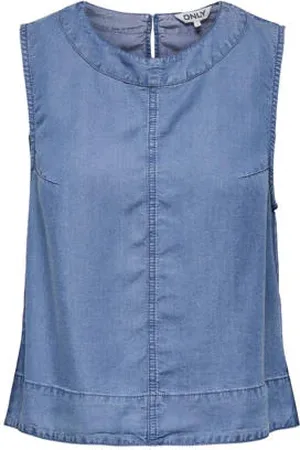 ONLY Denim mouwloze top