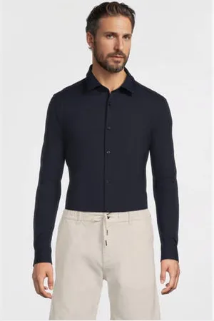 HUGO BOSS Zakelijk overhemd donkerblauw