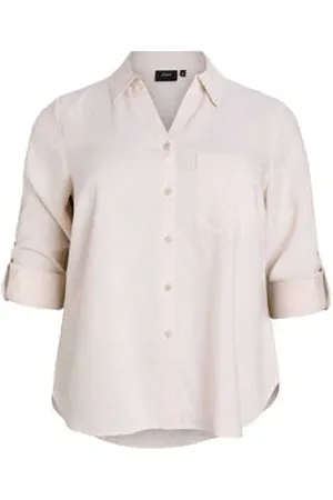 Zizzi Linnen blouse