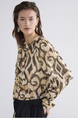 Summum Woman Blouse met all over print