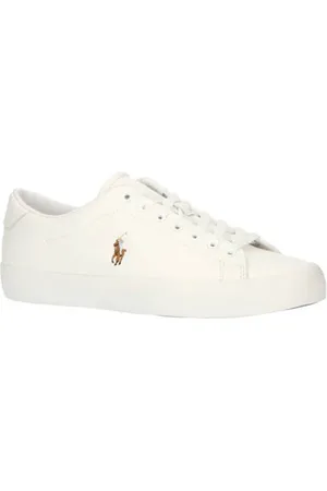 Ralph Lauren Longwood leren sneakers
