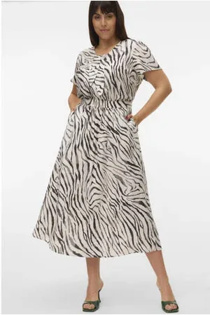 VERO MODA Midi rok wit