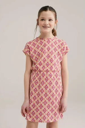 WE Fashion Korte jurk roze