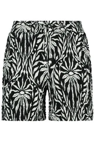 Tramontana Straight regular waist casual short zwart