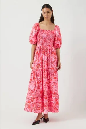 Y.A.S Maxi jurk roze