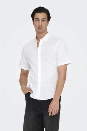Only & Sons Casual overhemd wit