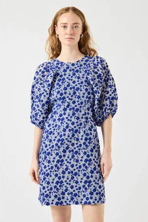 Y.A.S Cocktailjurk donkerblauw