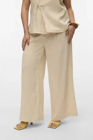 VERO MODA Wide leg high waist broek