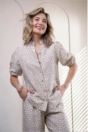 Elvira Linnen blouse