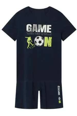 NAME IT KIDS shortama NKMNIGHTSET met printopdruk