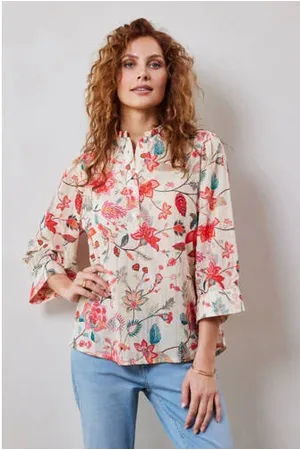 DIDI Blousetop met all over print