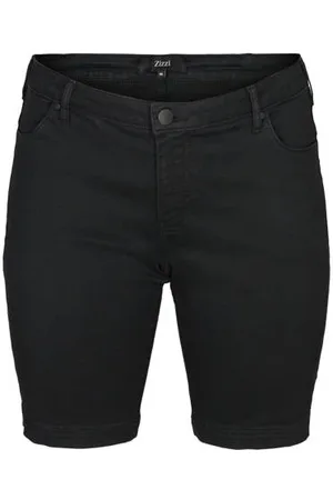 Zizzi Denim slim regular waist short