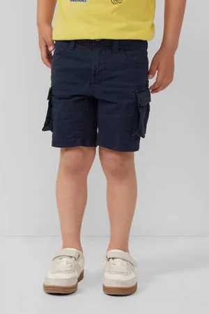 QS by s.Oliver Denim short donkerblauw
