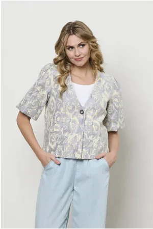 &Co Woman Getailleerde blazer lichtblauw