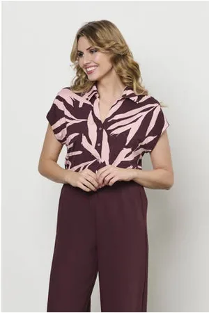 &Co Woman Blouse donkerrood