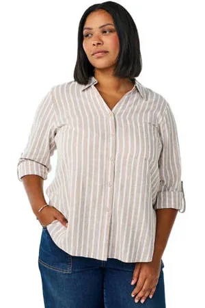 Zizzi Linnen blouse