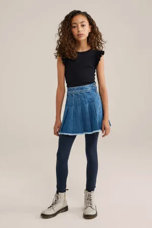 WE Fashion Legging donkerblauw