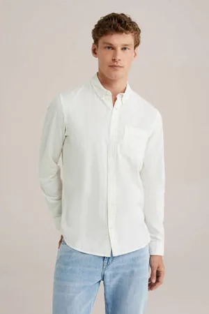 WE Fashion Casual overhemd ecru