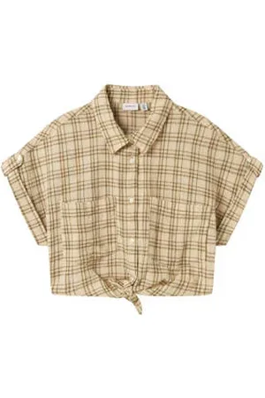 NAME IT KIDS blouse lichtgeel